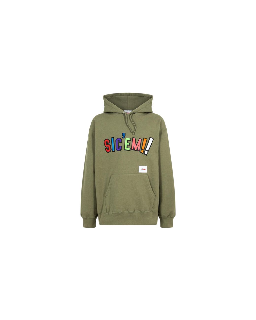 Supreme Green Wtaps Sic'Em! Hoodie "Fw21" Su11189"