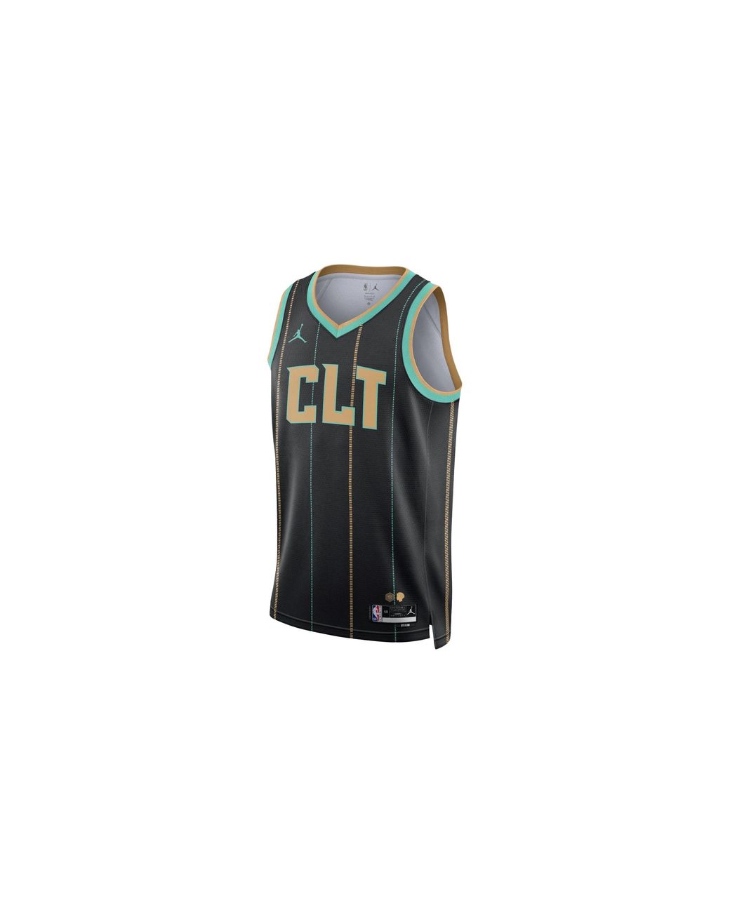 Nike Black Nba Charlotte Hornets City Swingman Jersey 2022-23 Do9621 010" for men