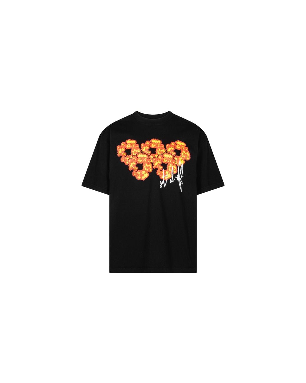 DENIM TEARS Black Offset Set It Off #3 T-Shirt Dto640" for men