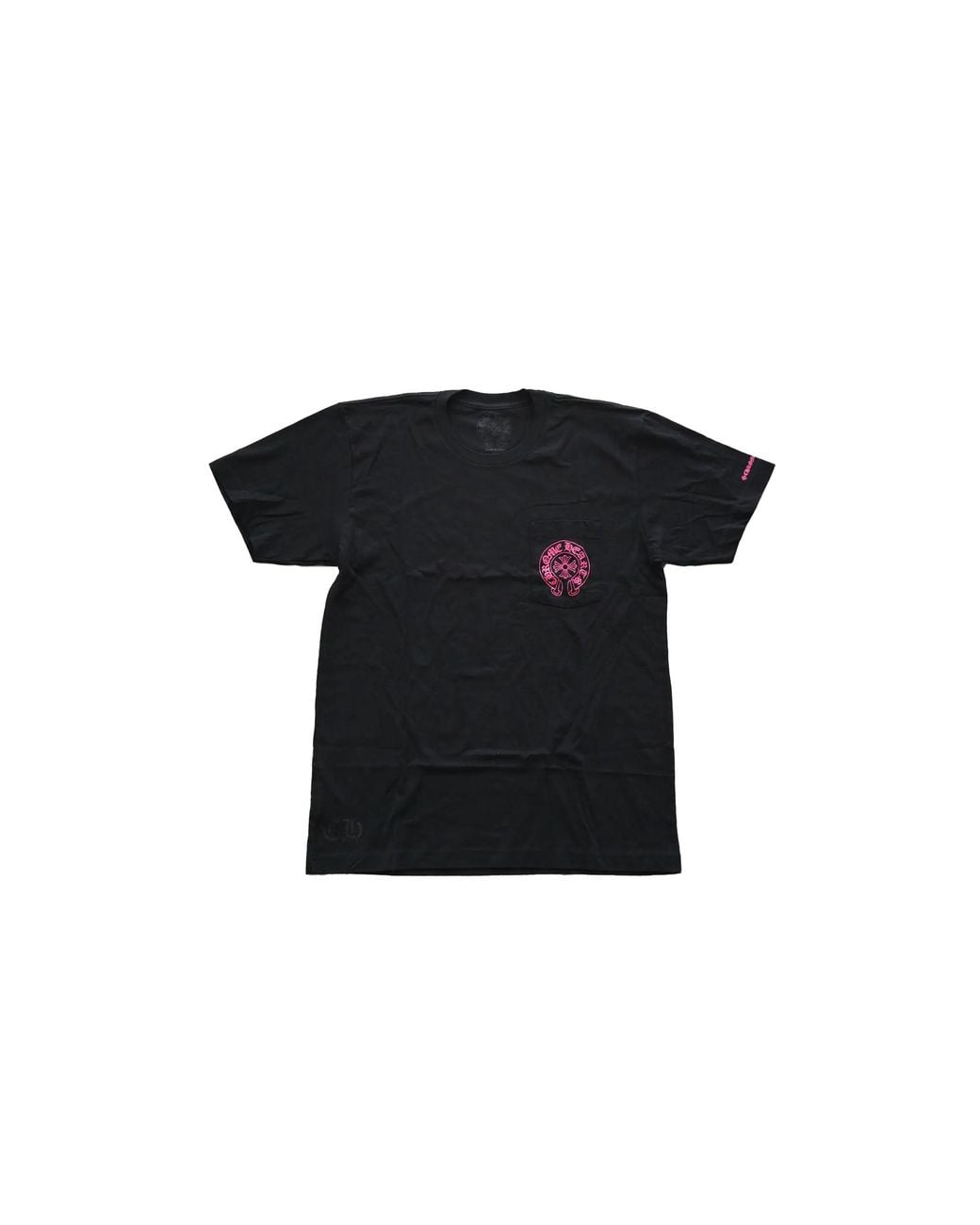 Chrome Hearts Black Horseshoe Short T-Shirt Chrm0342" for men