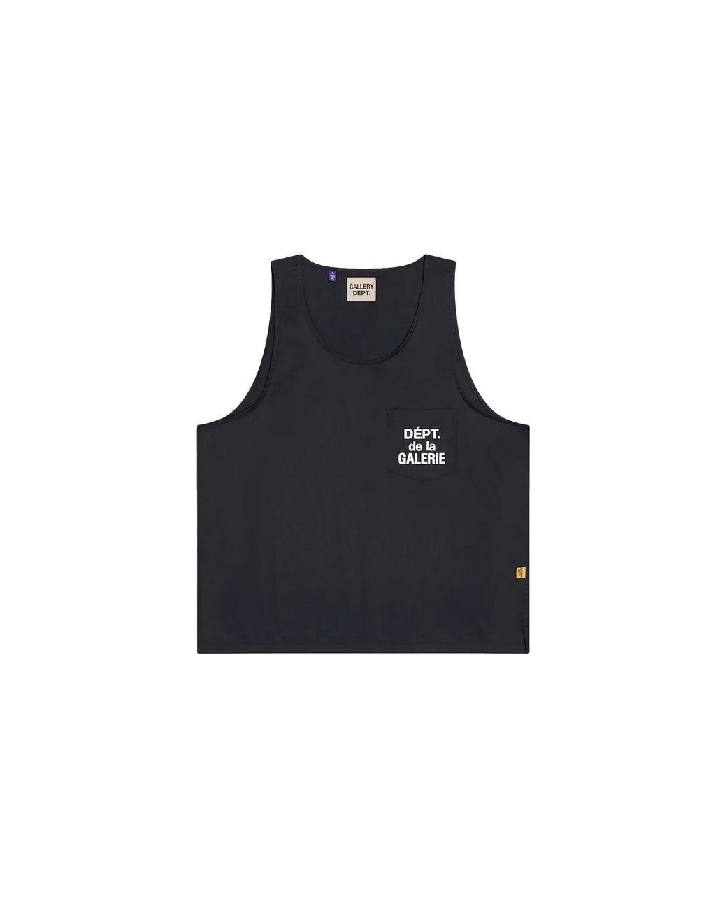 GALLERY DEPT. Black Dept Logo Tank Top & Gd331" for men