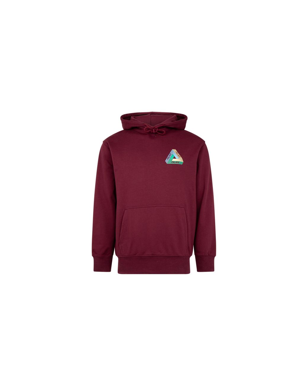 Palace Red Tri-Dart Hoodie "Burgundy" P19Hd091" for men