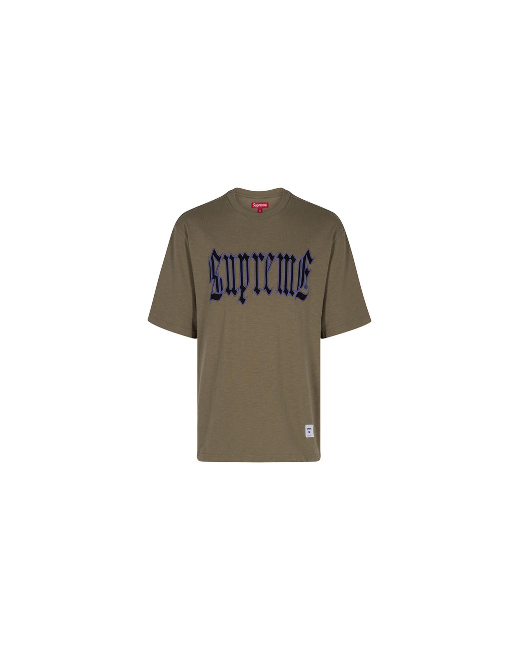 Supreme Black Old English S/S Top "Ss24" Su445"