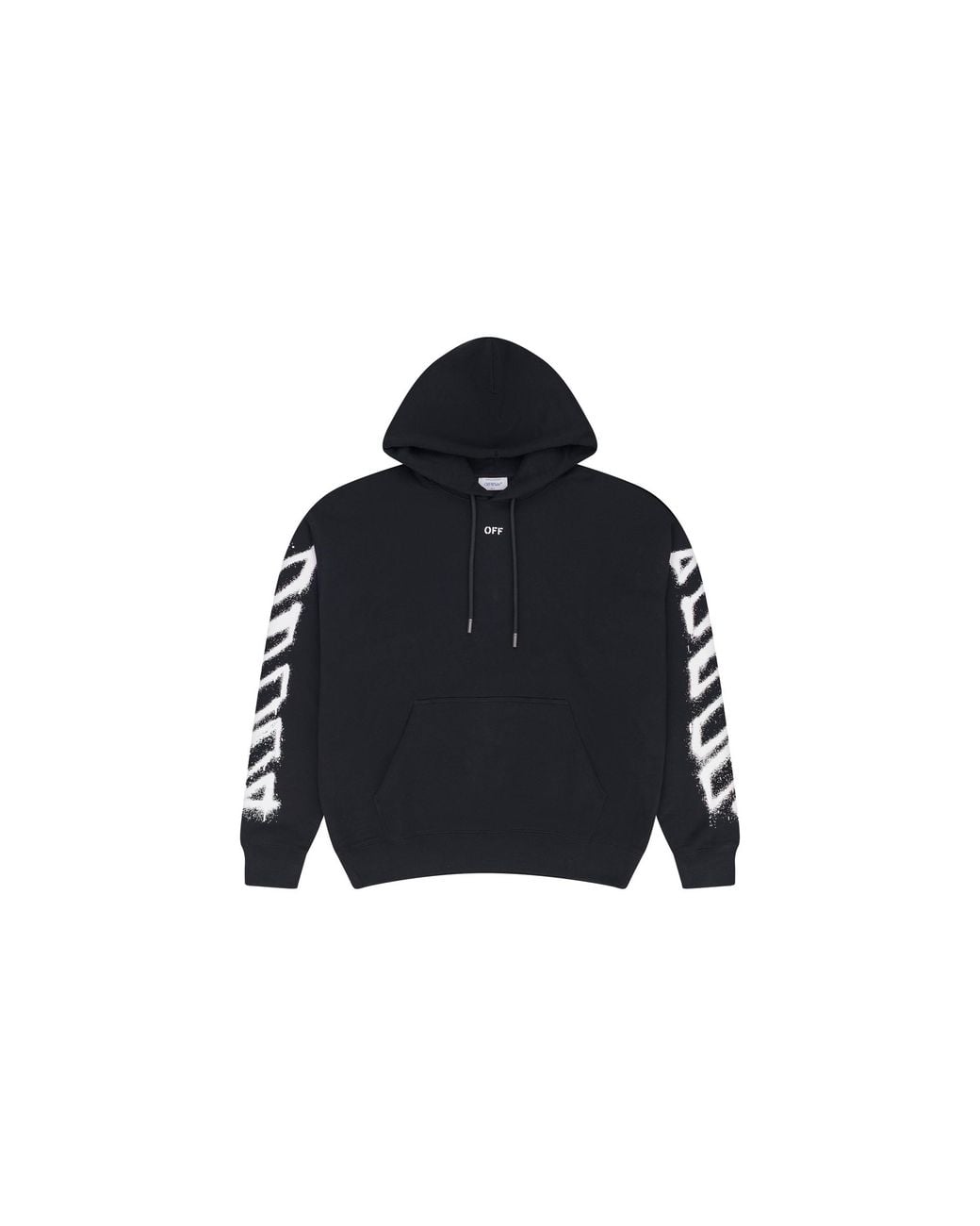 Off-White c/o Virgil Abloh Black Spray Arrow Hoodie 44Owos26K076_001" for men