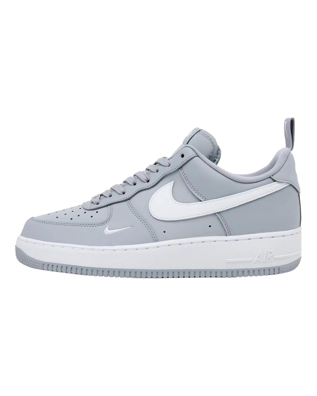 Nike Black Air Force 1 Low '07 Lv8 "Carbon Fiber Swoosh Wolf" Ir5599 002" for men