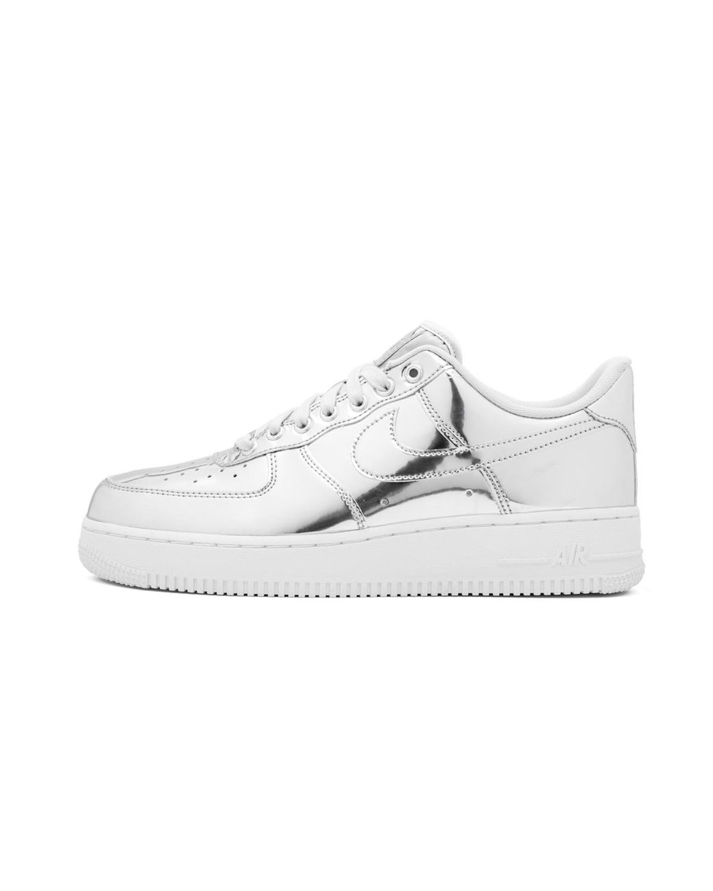 Nike Black Air Force 1 Sp "Metallic Chrome" Cq6566 001"