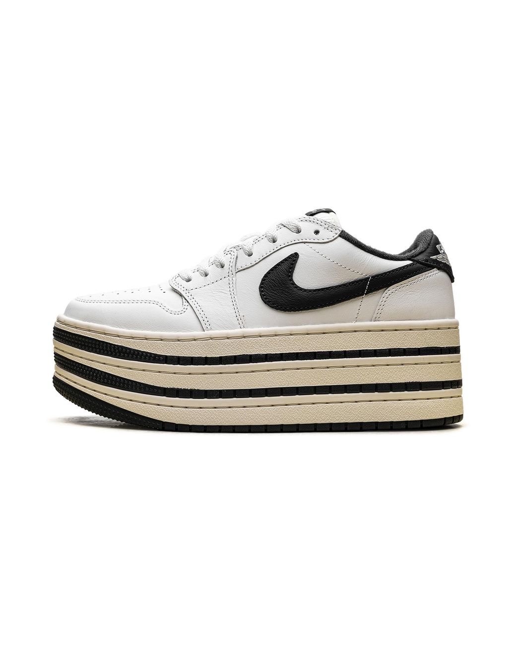 Nike Black 1 Low Triple Stack "Sail Coconut Milk" Hv8288 100"