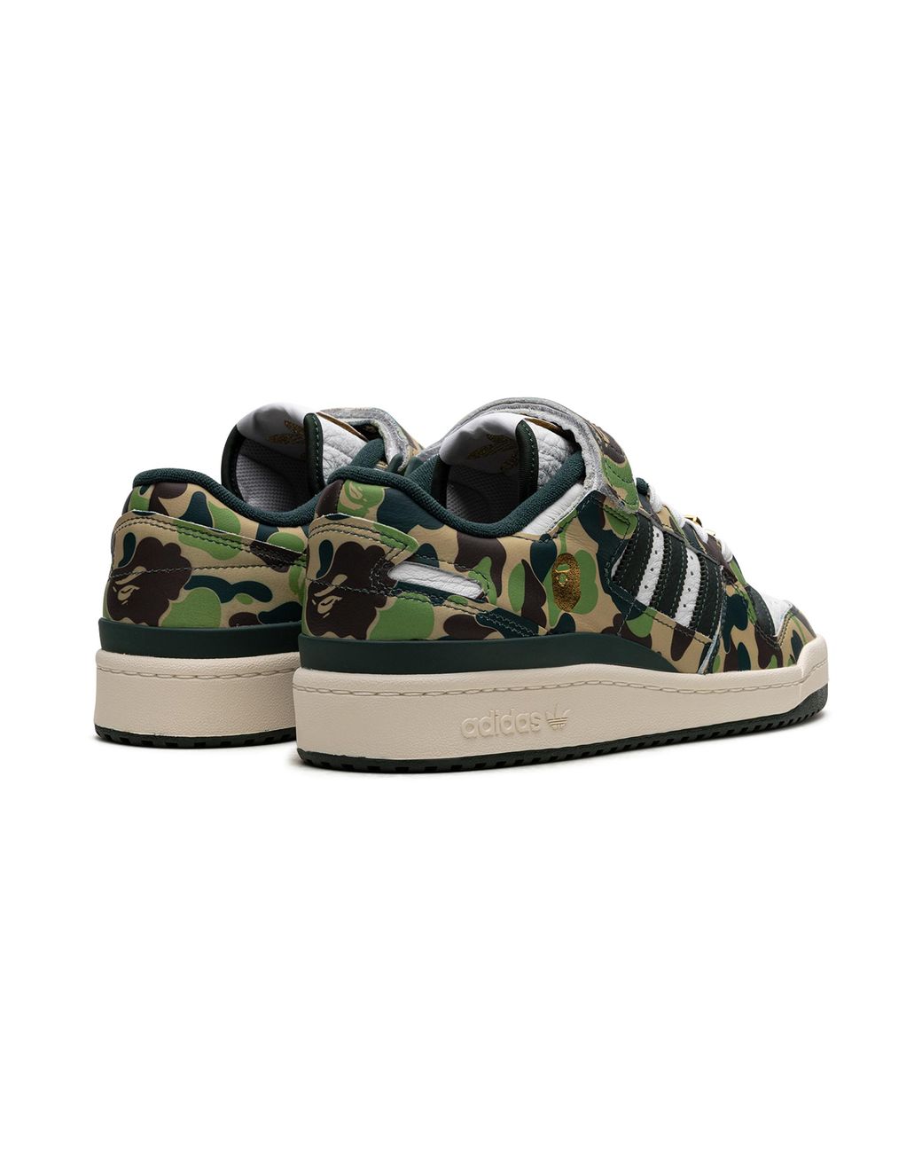 Adidas Black Forum 84 Low "Bape 30Th Anniversary Camo" Id4771" for men