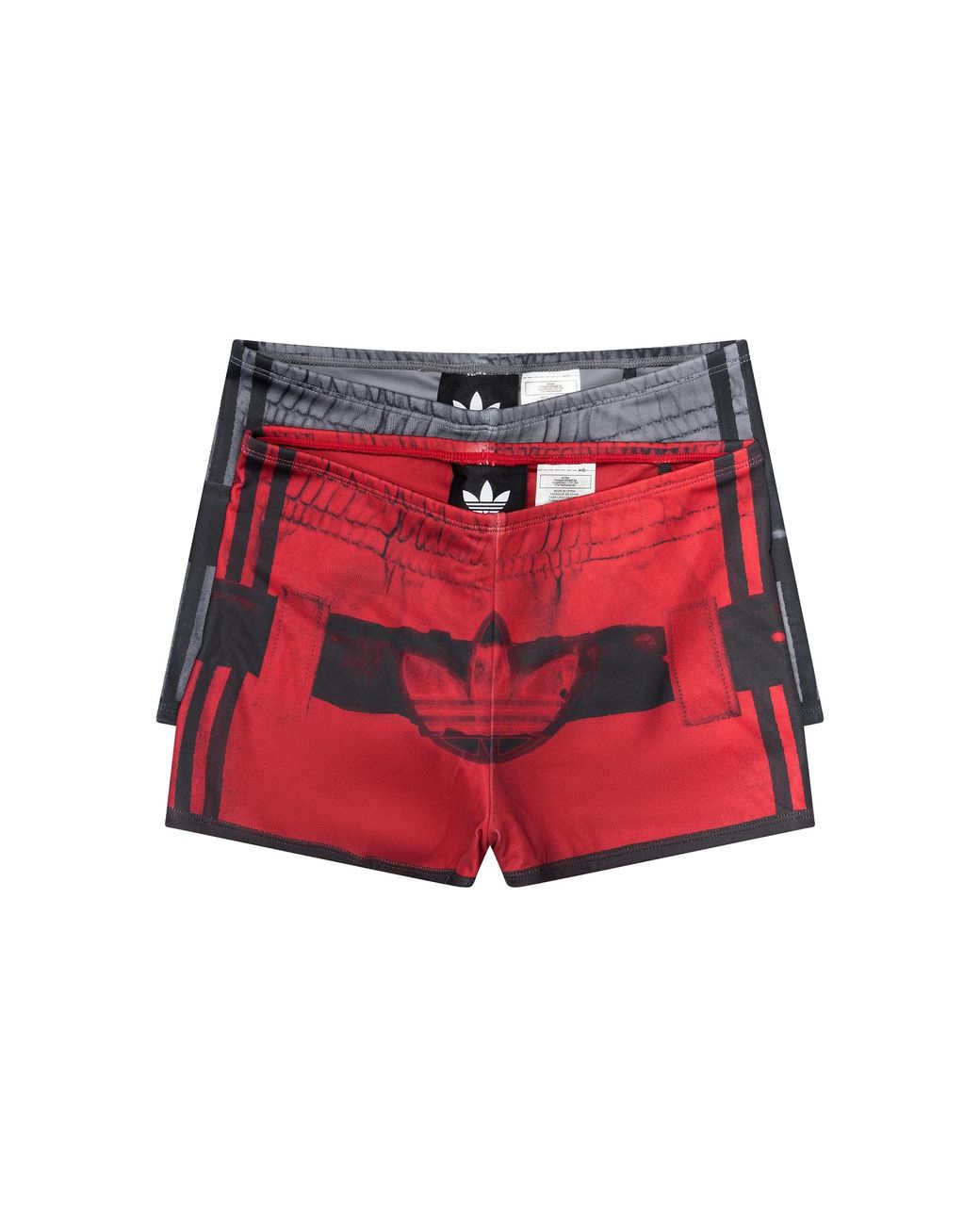 Adidas Red Avavav Printed Shorts "Better Scarlet Four" Kf9691"