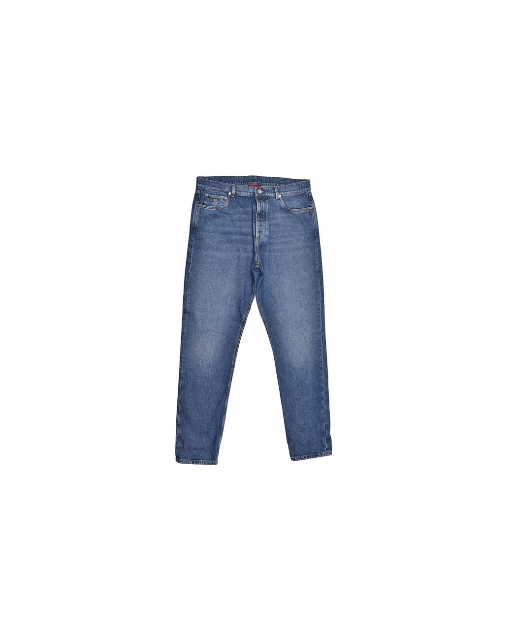 Brunello Cucinelli Blue Denim Jeans "Medium" Brun235" for men