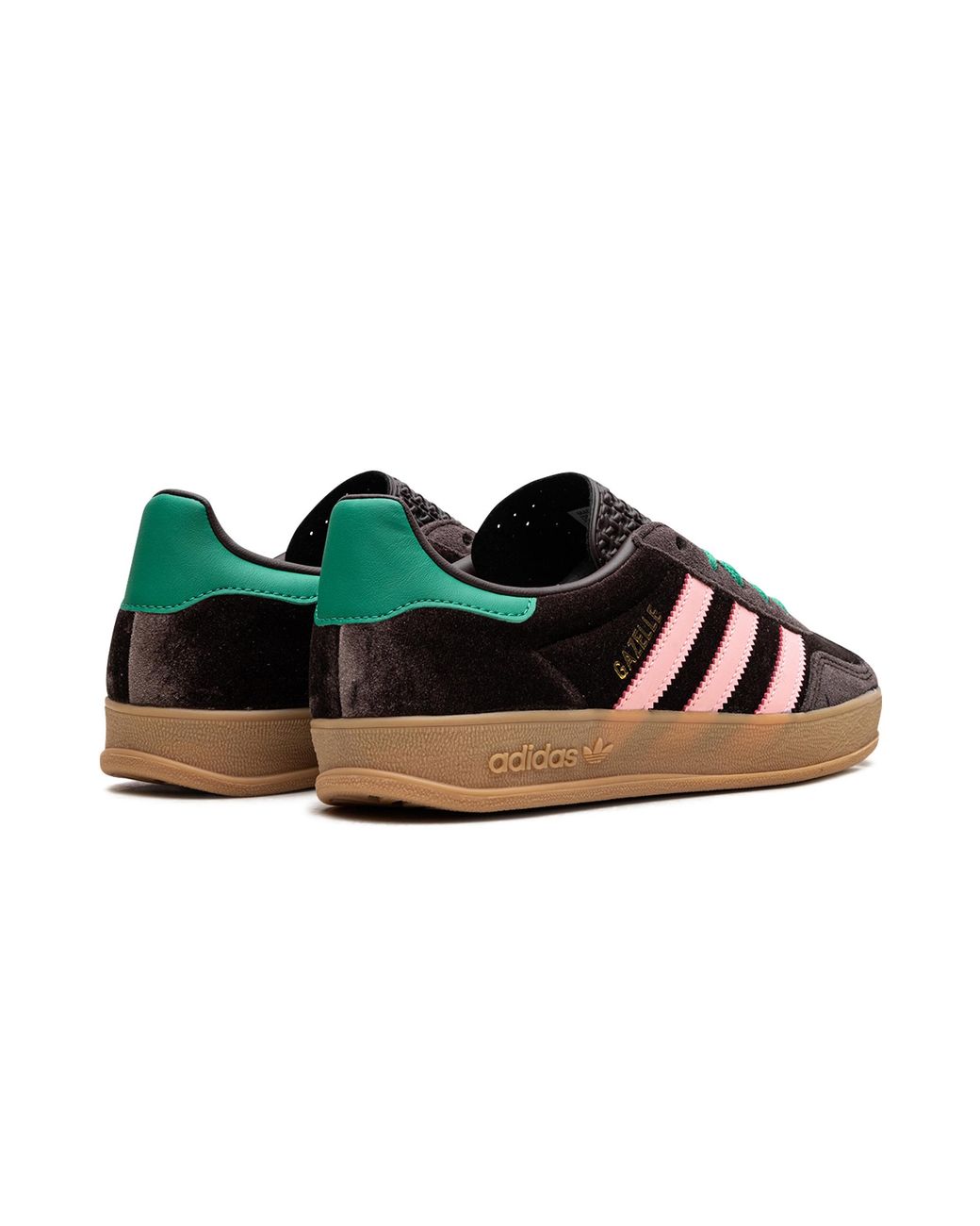 Adidas Black Gazelle Indoor Velvet" Ji2714"