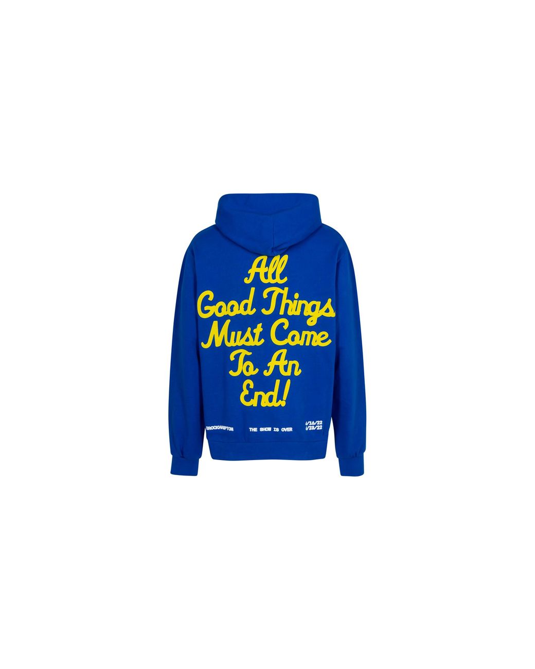 BROCKHAMPTON Blue Forever Hoodie for men