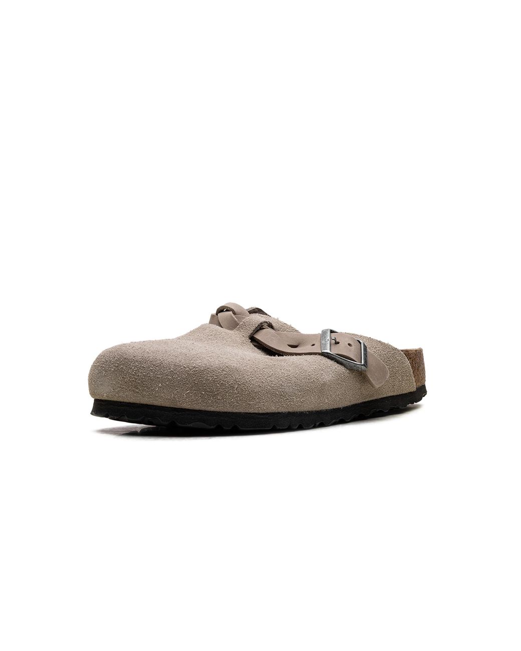 Birkenstock Black Boston Braid Sandal (Narrow) "Taupe" 1026694" for men