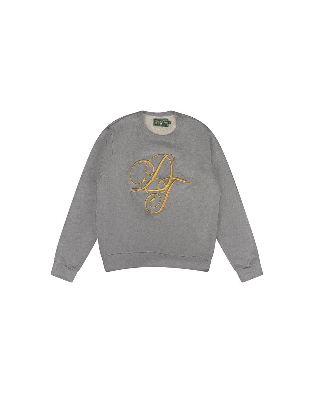DENIM TEARS Gray Dt Script Crewneck Dt710" for men