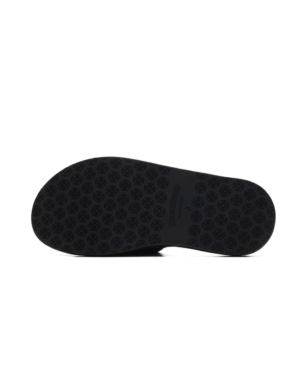 Chrome Hearts Black Embroidered Horseshoe Hotel Slippers Chrm1480" for men