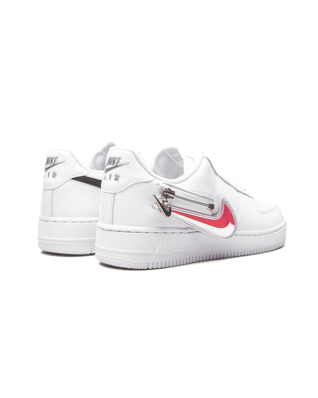 Nike Black Air Force 1 '07 Prm "Zip Swoosh" Cw6558 100" for men