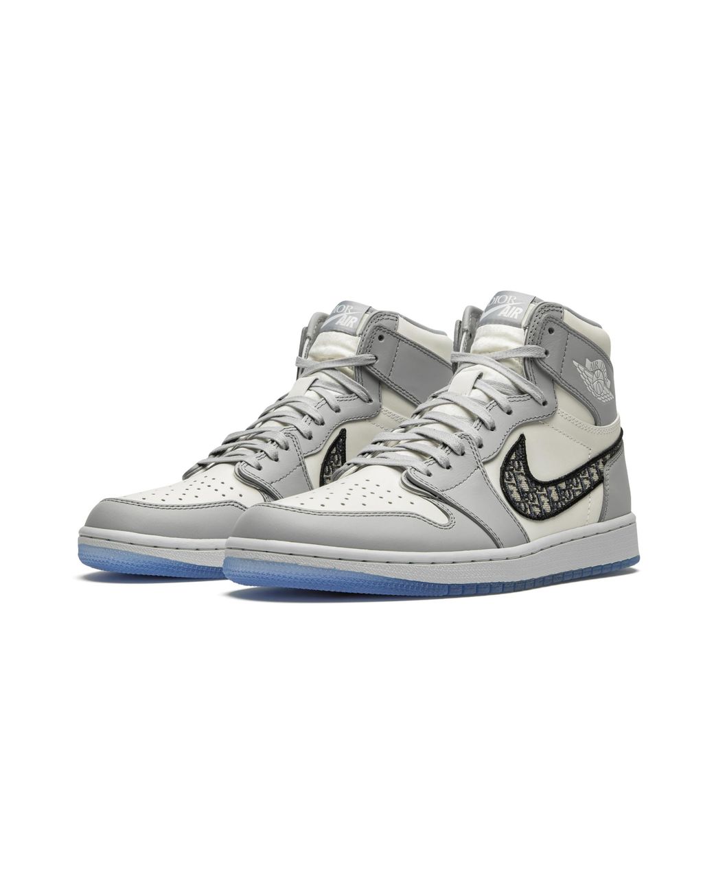 Nike Gray Air 1 Retro High "Dior" Cn8607 002" for men