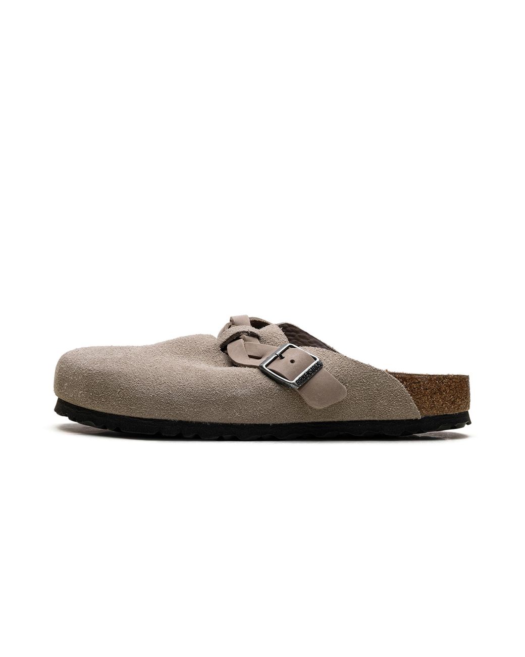Birkenstock Black Boston Braid Sandal (Narrow) "Taupe" 1026694" for men