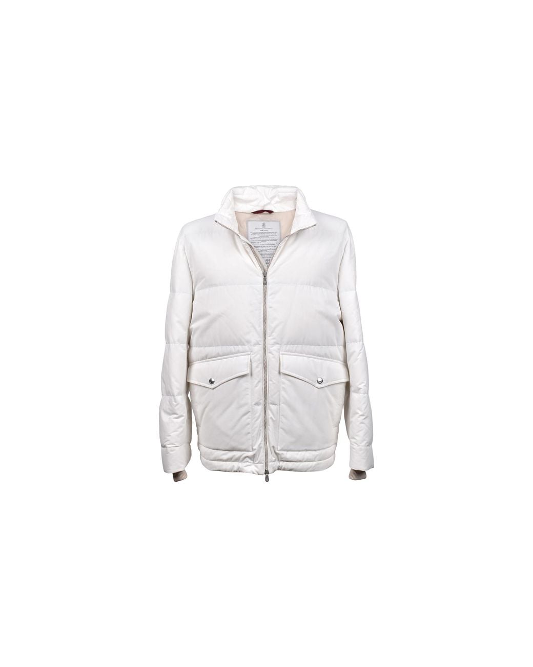 Brunello Cucinelli Black Quilted Down Jacket Brun2401" for men