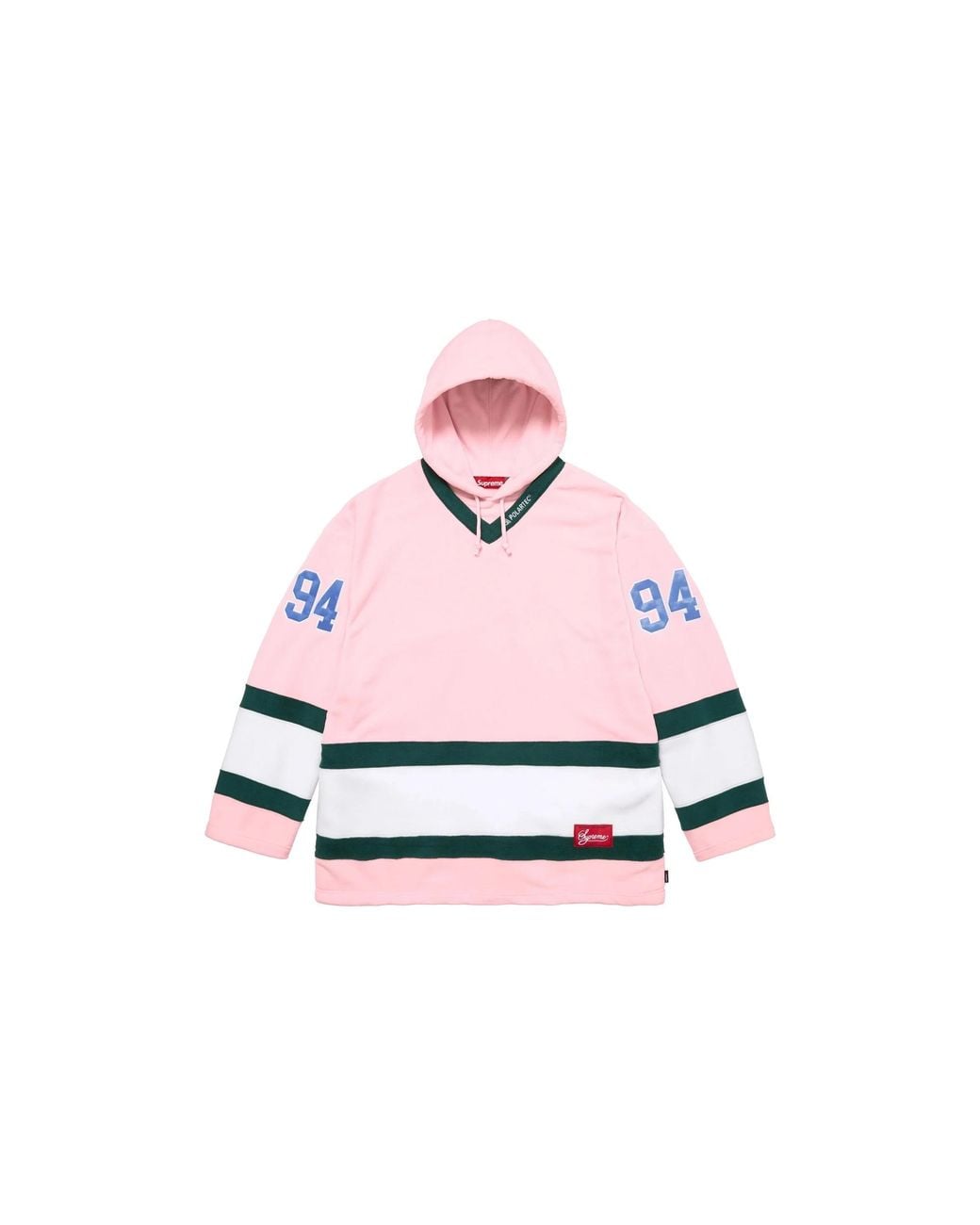 Supreme Black Polartec Hooded Hockey Jersey "Fw25