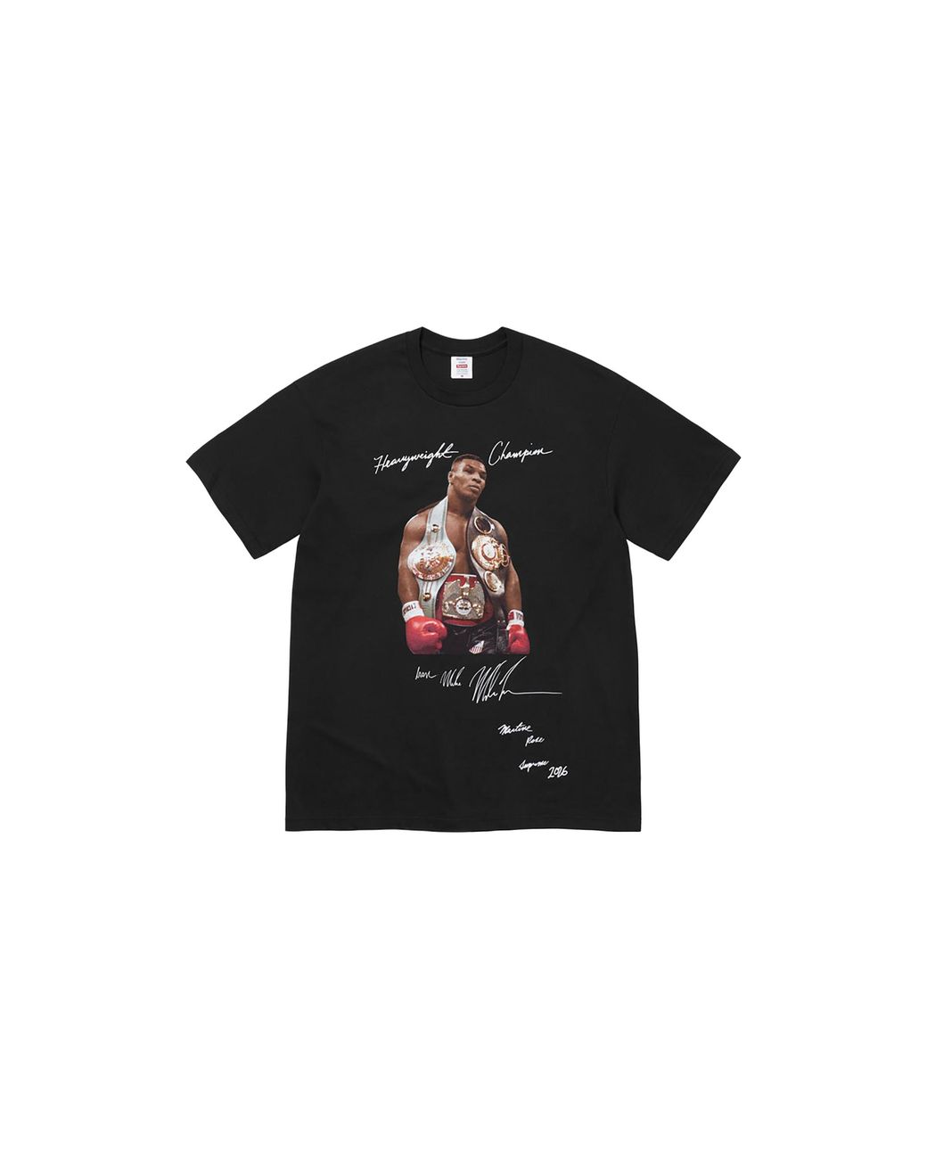 Supreme Black Martine Rose Champion T-Shirt "Fw26