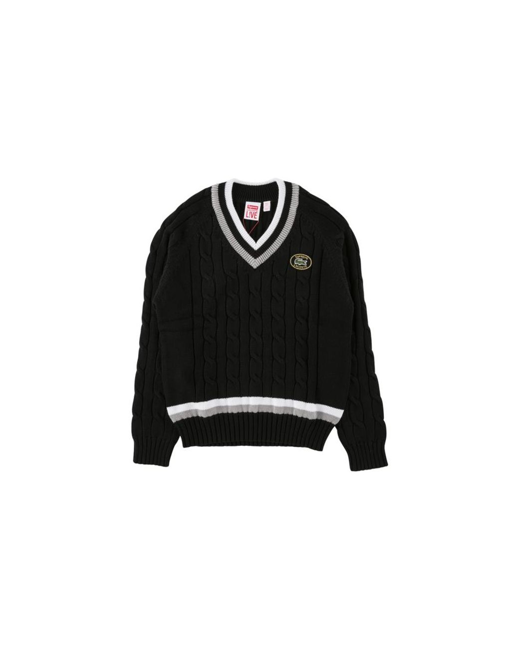 supreme black sweater