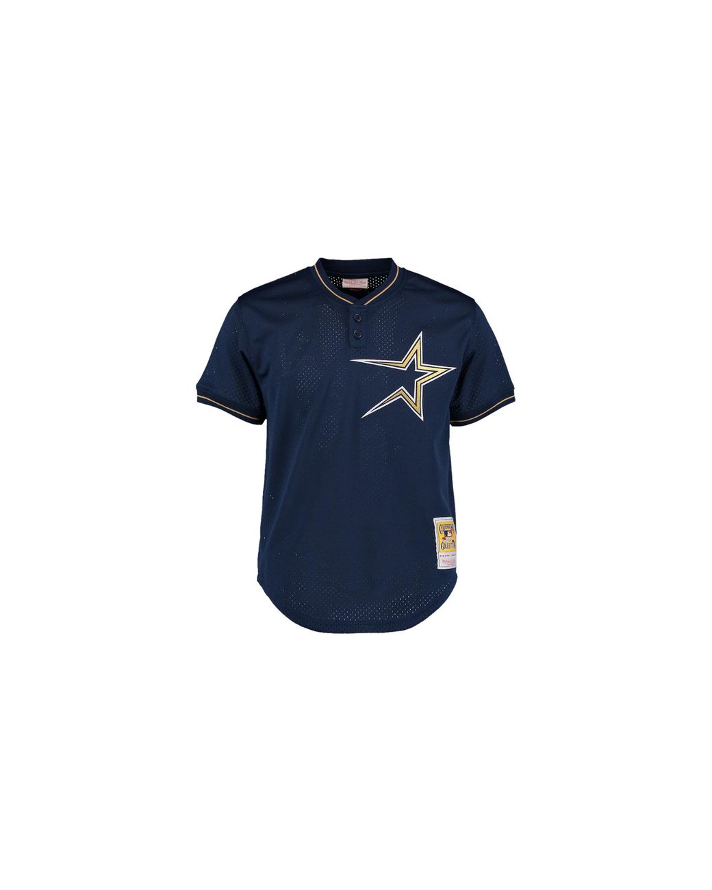 Mitchell & Ness Blue Mlb Craig Biggio Authentic Batting Practice Pullover Jersey "1997 Houston Astros – Abpj3058 Has97Cbgnavy" for men
