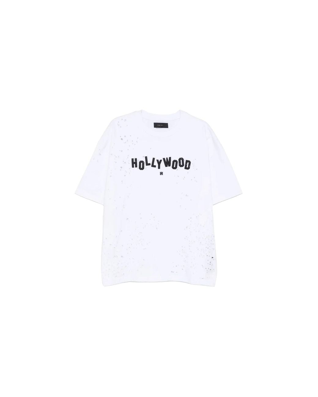Amiri Black Hollywood Logo Shotgun T-Shirt Amjyte1092 100" for men