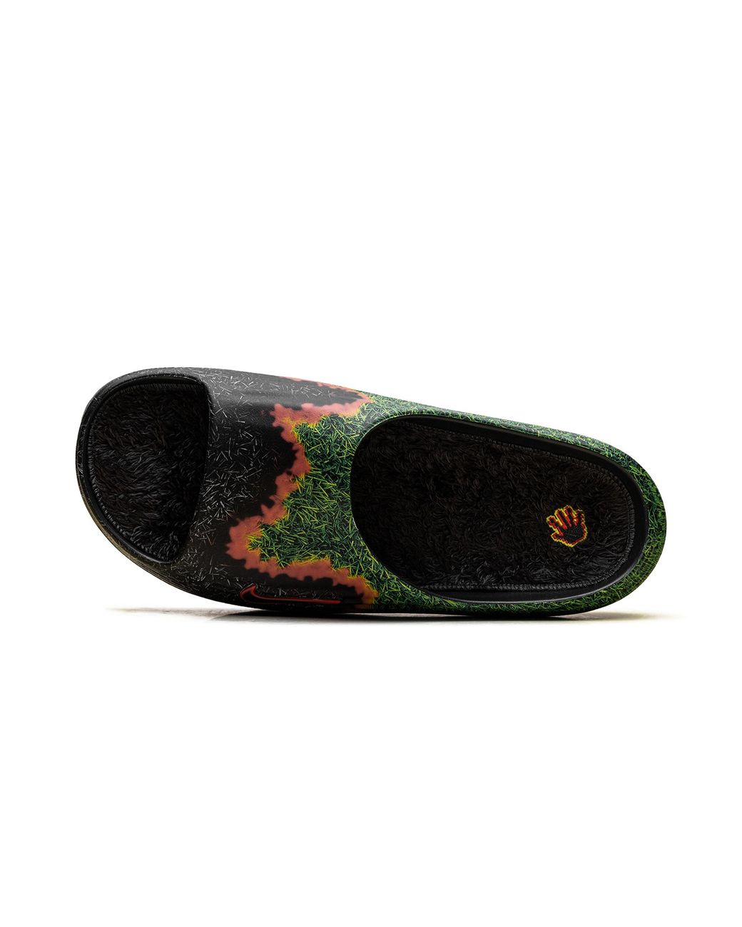 Nike Black Reactx Rejuven8 Slide .Swoosh for men