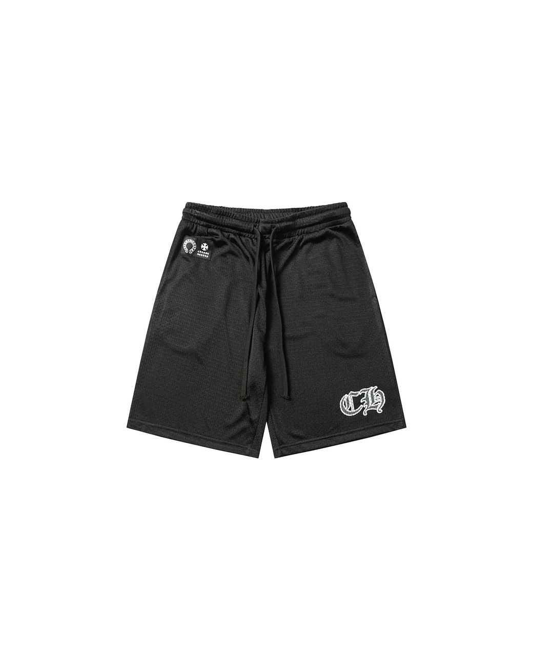 Chrome Hearts Black Mesh Shorts Chrm0021" for men