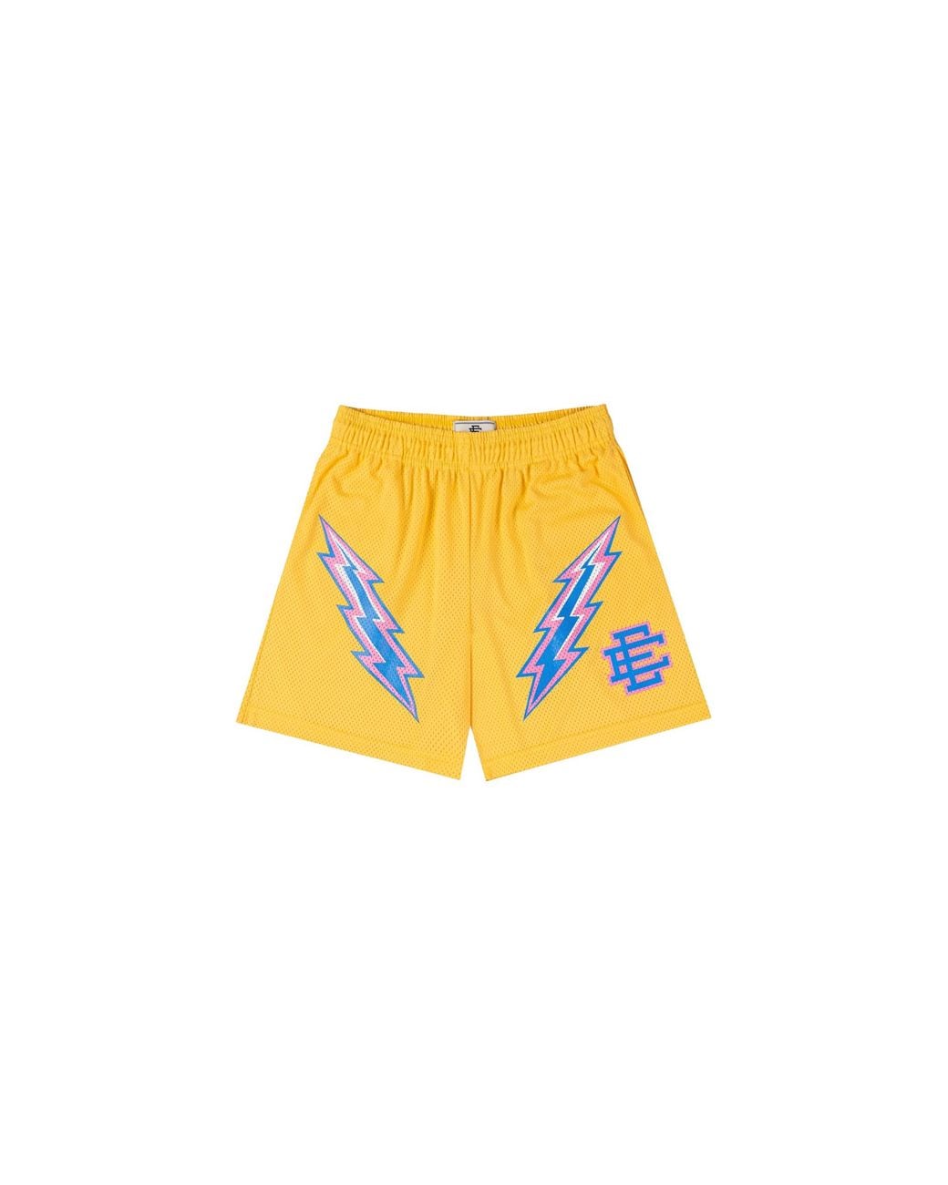 Eric Emanuel Black Ee Basic Shorts "Consilk/ Bolt" Ee080" for men