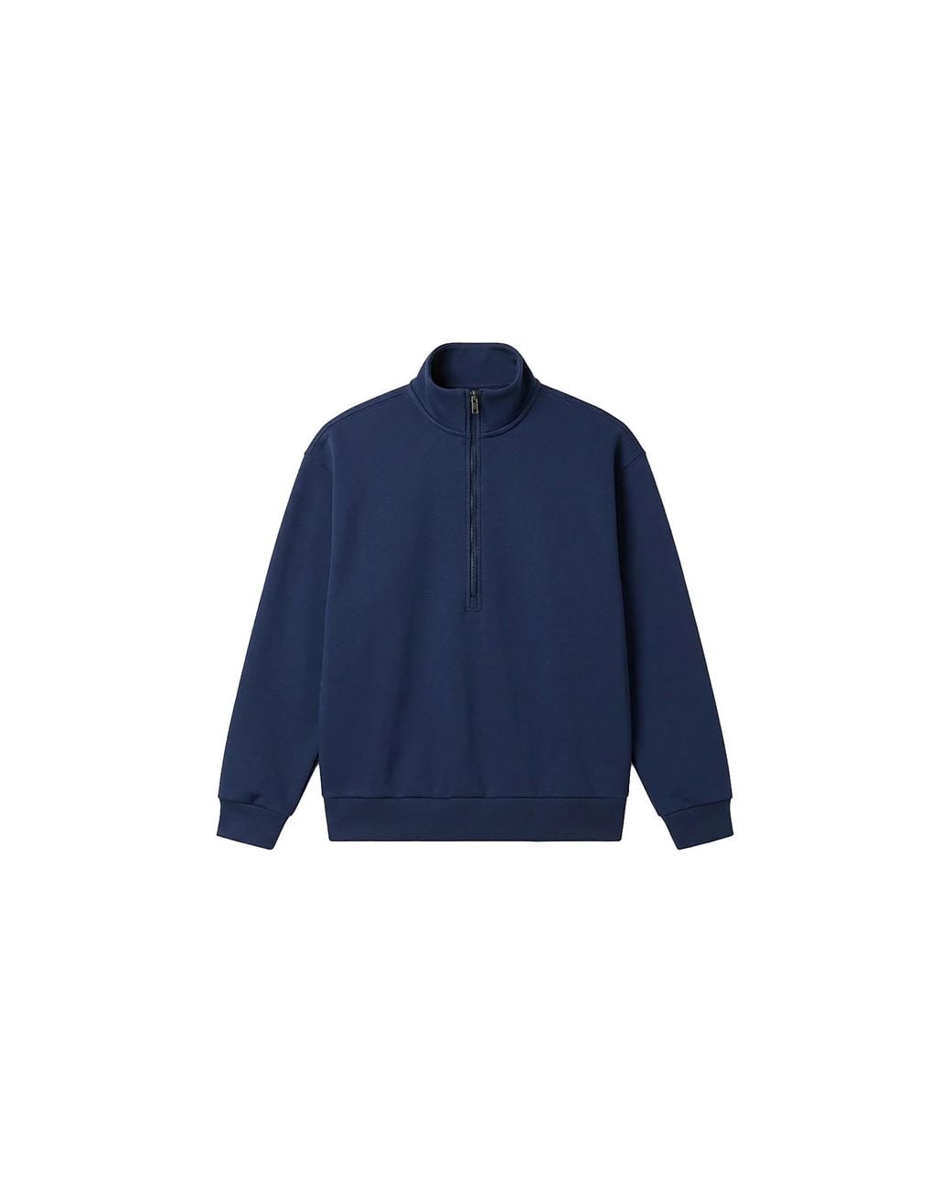 The North Face Blue Box Half Zip Sweatshirt "Summit" Nf0A8Fha8K2" for men