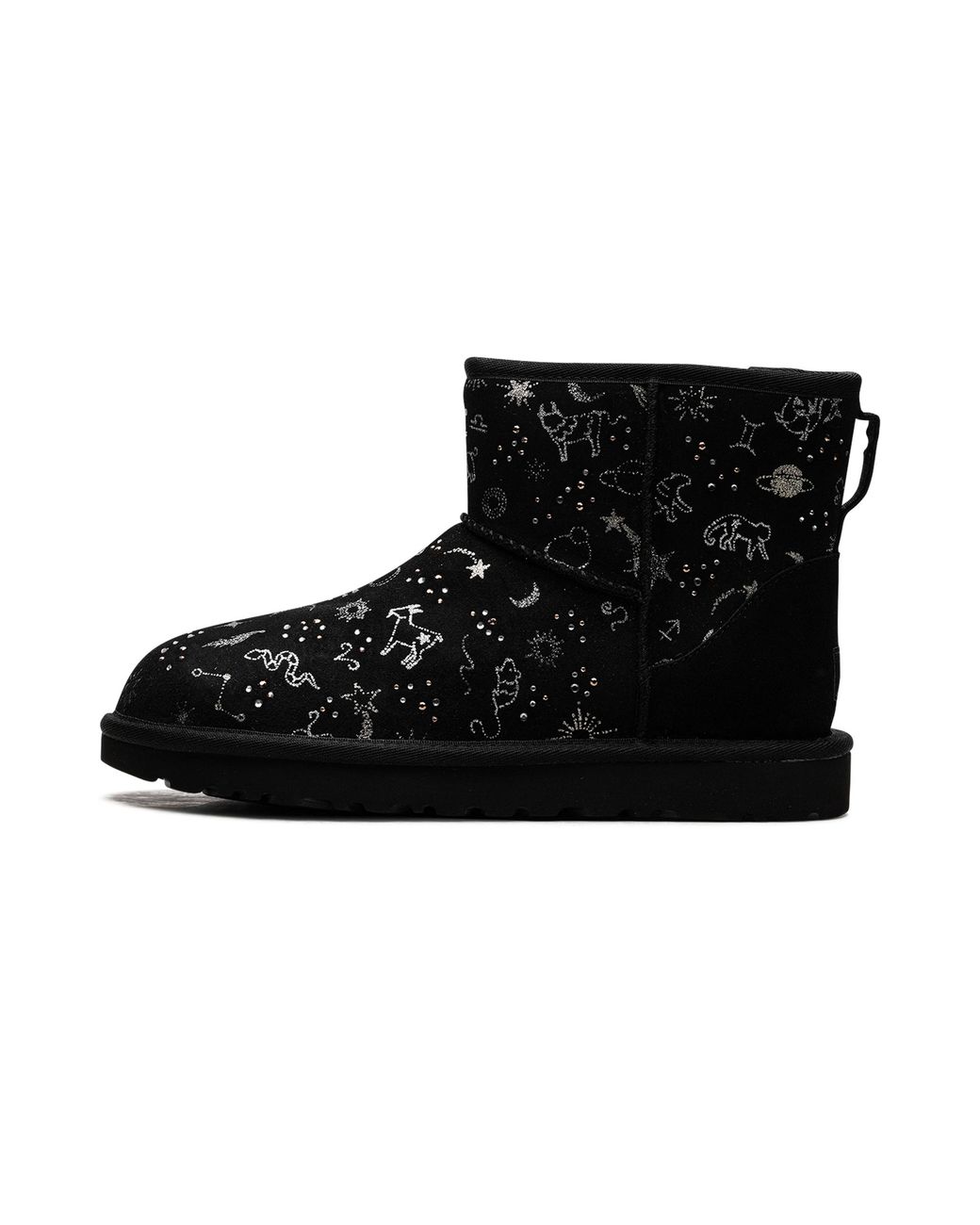 Ugg Black Classic Mini "Zodiac
