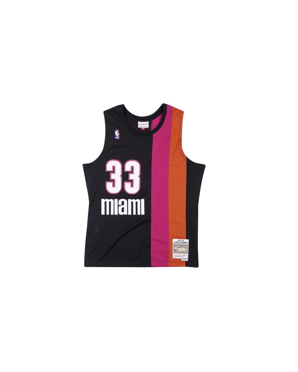 Mitchell & Ness Black Swingman Jersey "Nba Heat 05 Alonzo Mourning" Smjycp19242 Mheblck05Amo" for men