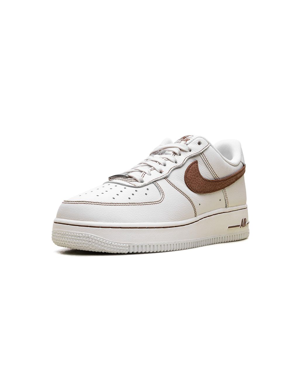 Nike Black Air Force 1 '07 Lv8 "Ivory Saddle Bro" Hq2037 101" for men