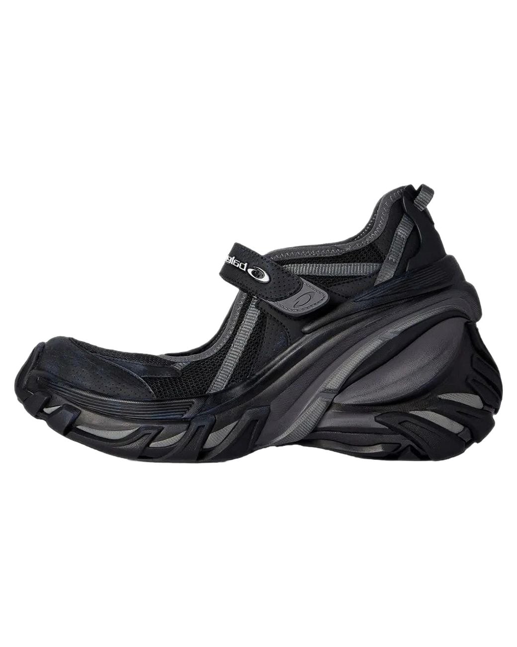 Balenciaga Black Hydra Mary Jane Shoes Dark" A002M2 Wwdmg 1011"