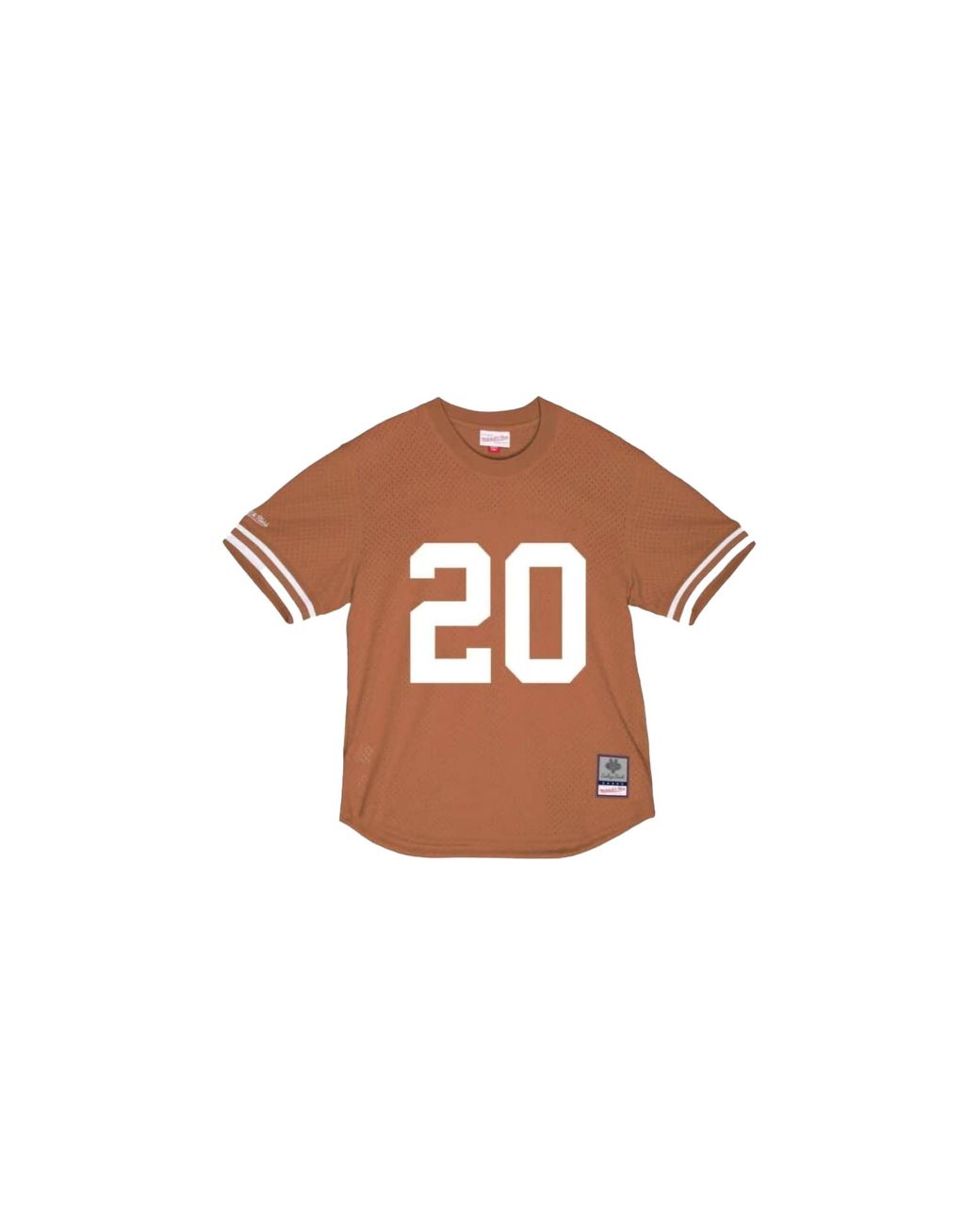Mitchell & Ness Black Ncaa N&N Mesh Crewneck Austin 1977 Earl Campbell "Texas Longhorns" Nnmpmg18061 Utaoran77Eca" for men