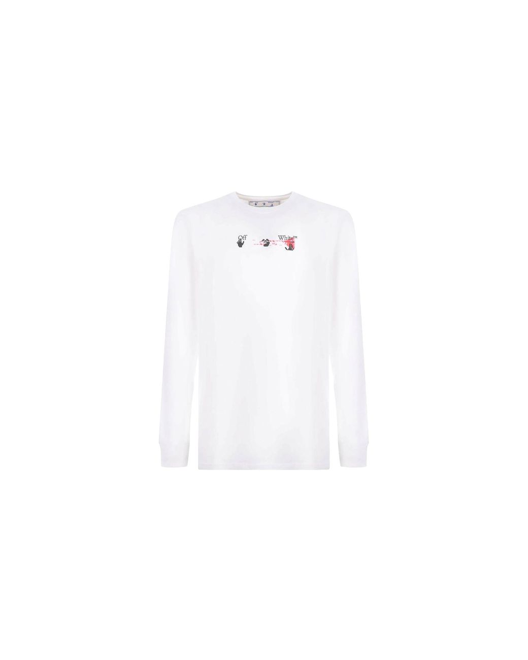 Off-White c/o Virgil Abloh Black Arrow Logo-Print Long-Sleeve T-Shirt Omab001F21Jer0050132" for men