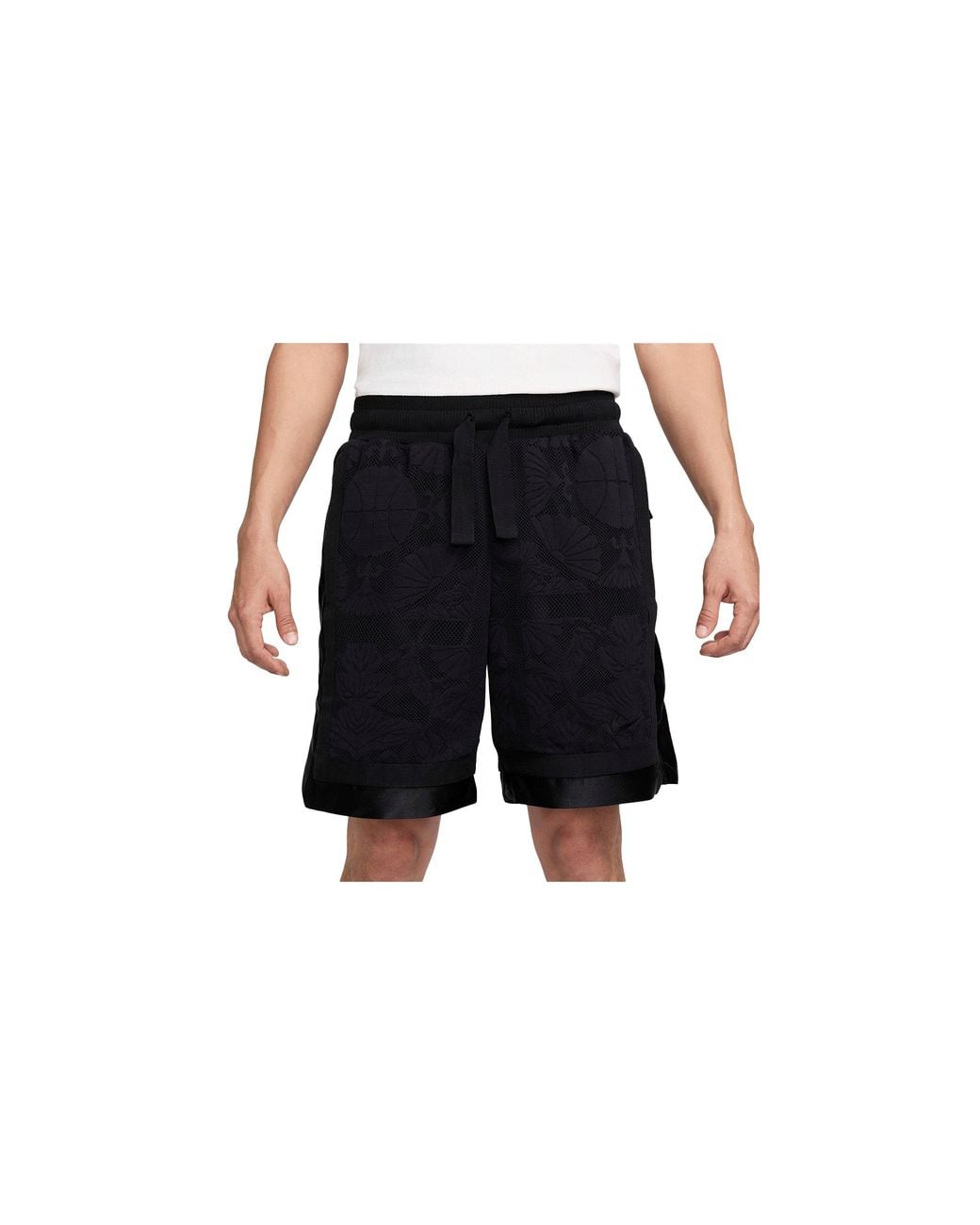 Nike Black Dna 8" Dri-Fit Basketball Shorts Fn2856 010" for men