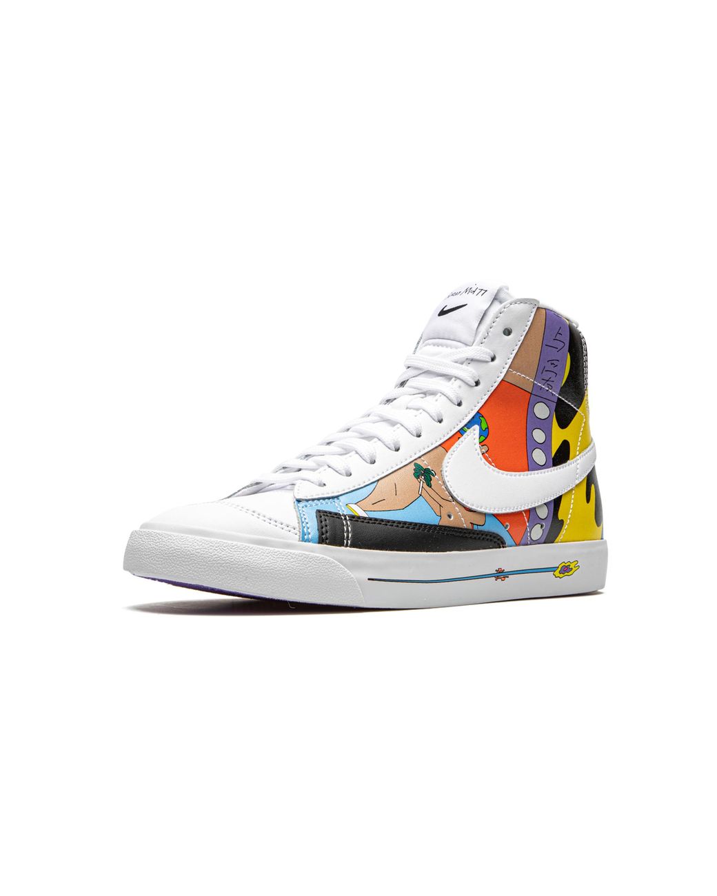 Nike Black Flyleather Blazer '77 Qs "Ruohan Wang" Cz3775 900" for men