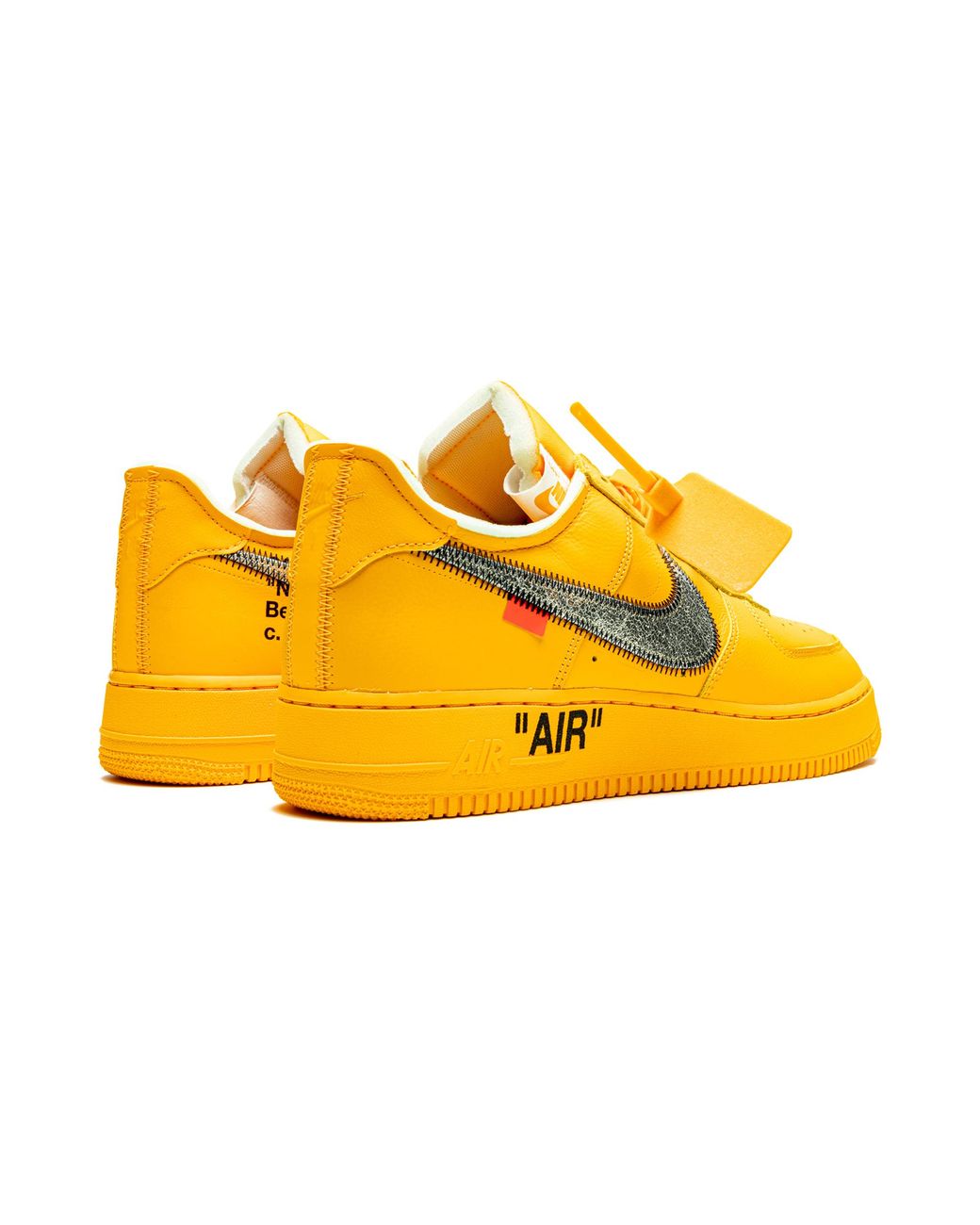 Nike Yellow Air Force 1 Low "Off for men