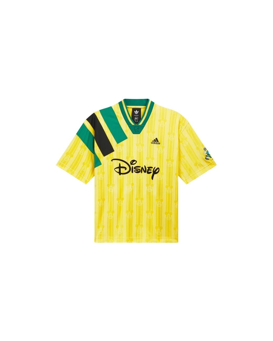 Adidas Yellow Brain Dead X Disney Football Jersey "Bold" Kr5195" for men