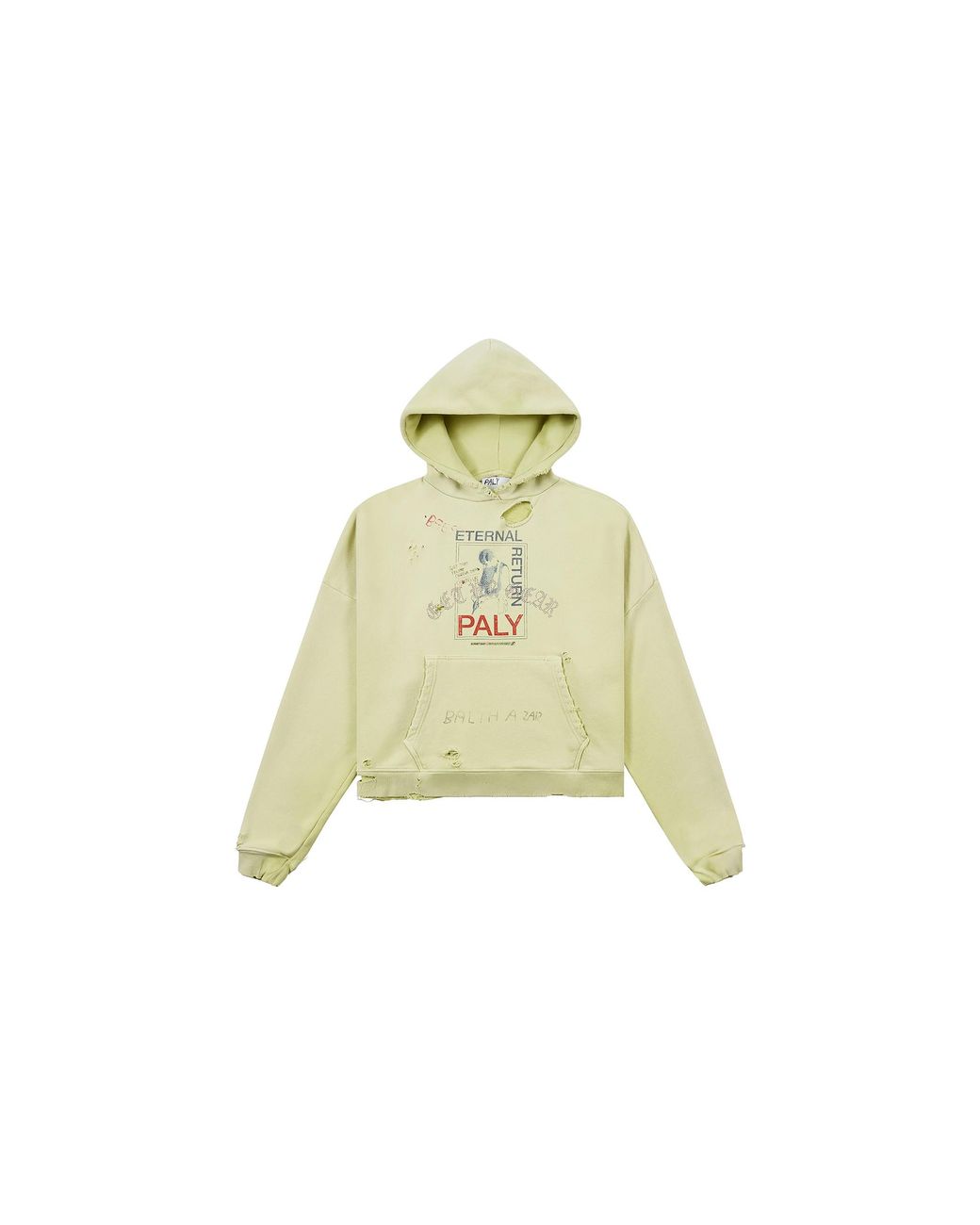 PALY Black Eternal Return Hoodie "Light" 4U006Q3009Lgn" for men