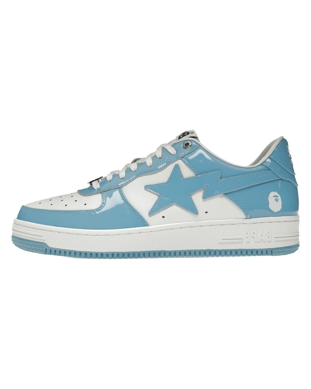 A Bathing Ape Blue Sta Low Patent Leather University" 001Fwh701001 Sax A" for men