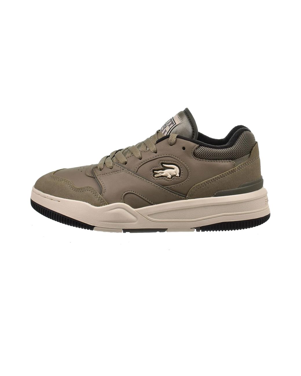 Lacoste Black Lineshot 224 1 Sma "Light Khaki/Khaki" 748Sma0024 Aal" for men