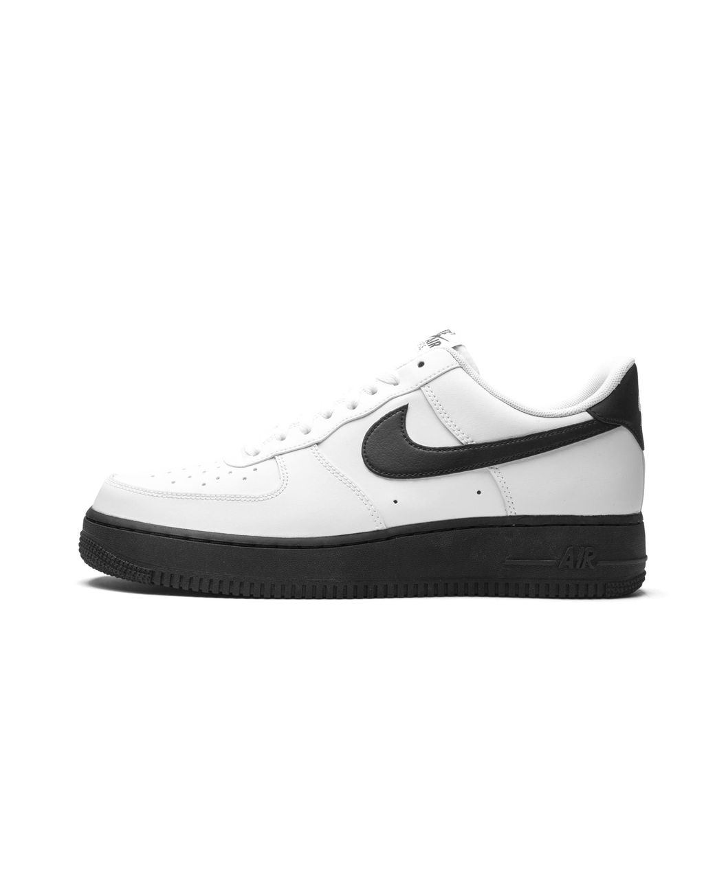 Nike Black Air Force 1 '07 Midsole" Ck7663 101" for men