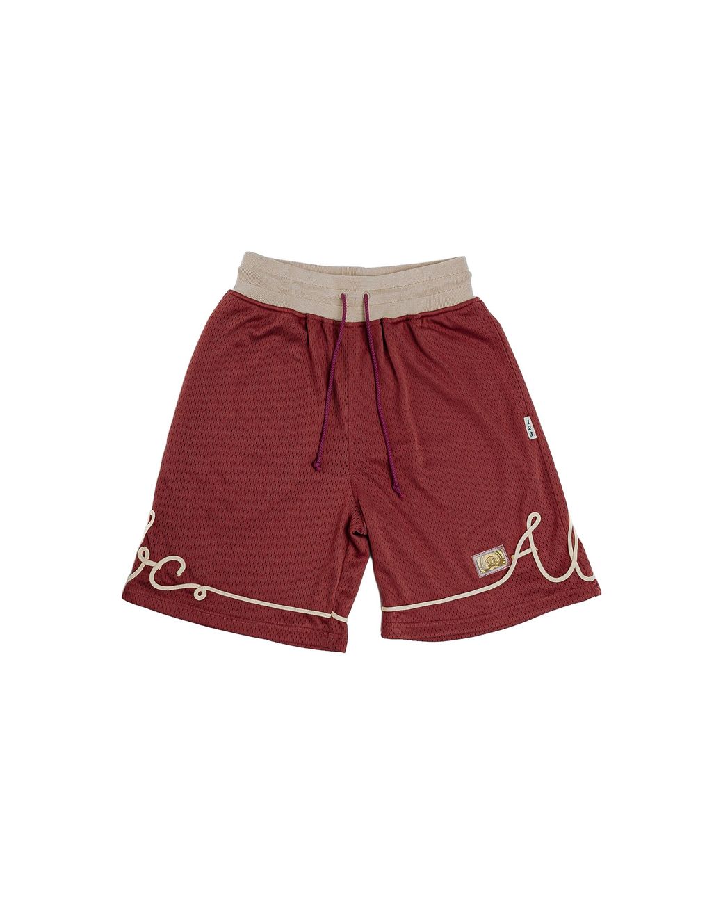 Advisory Board Crystals Red Soutache Basketball Shorts "Ametrine Mauve" Abc123Soubsh Mau" for men