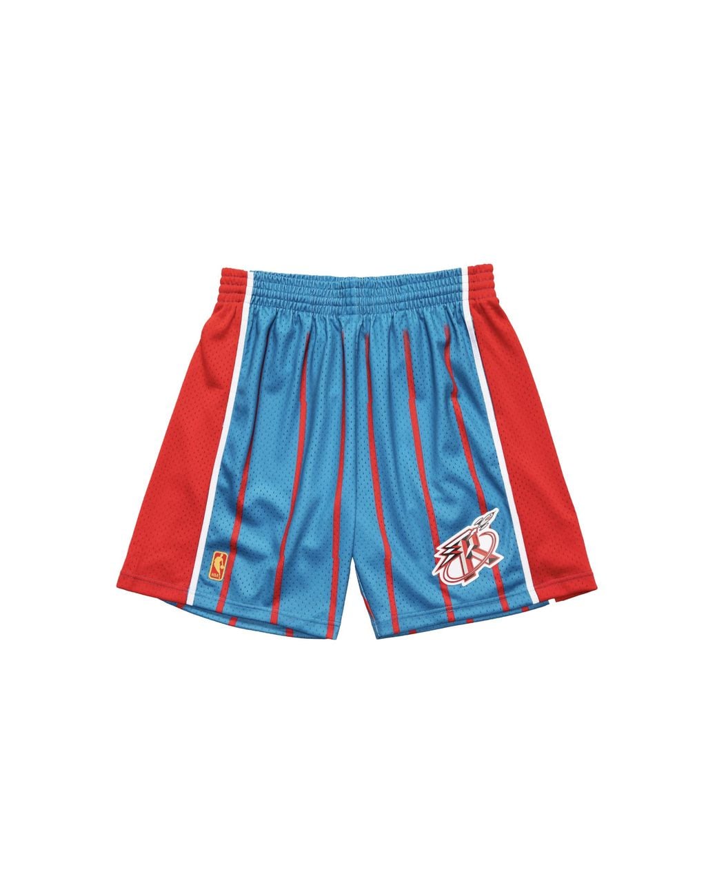 Mitchell & Ness Blue Reload Shorts "Nba Houston Rockets 1996" Smshgs20082 Hroltbl96" for men