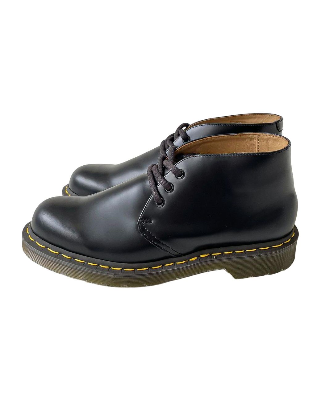 Dr. Martens Black Roca Leather Chukka Boots "Comme Des Garçons Homme Deux" 16460001" for men