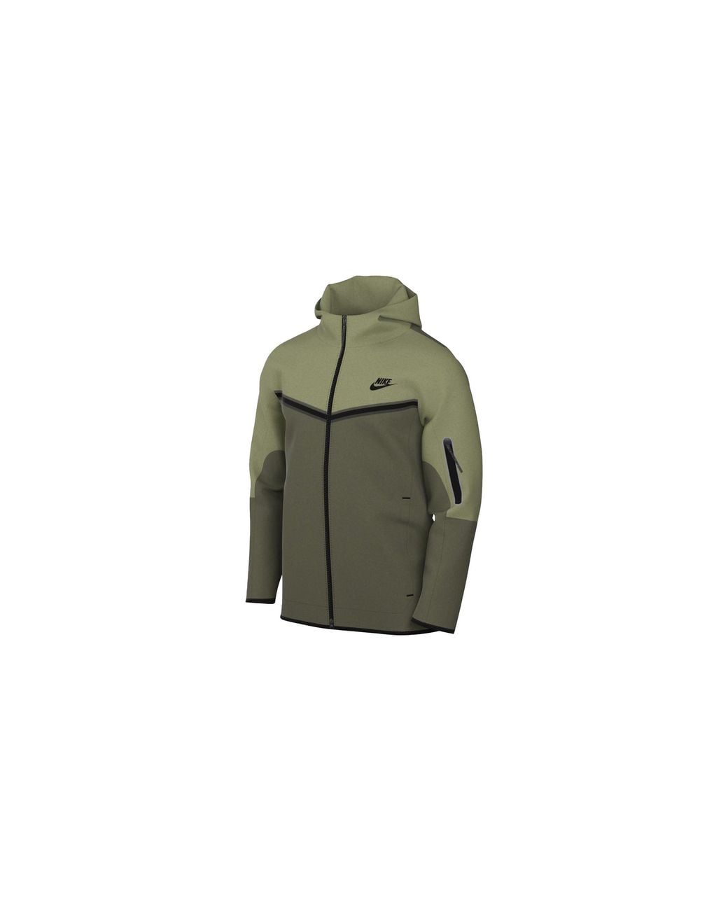 Nike Green Sportswear Tech Fleece Hoodie Cu4489 334"